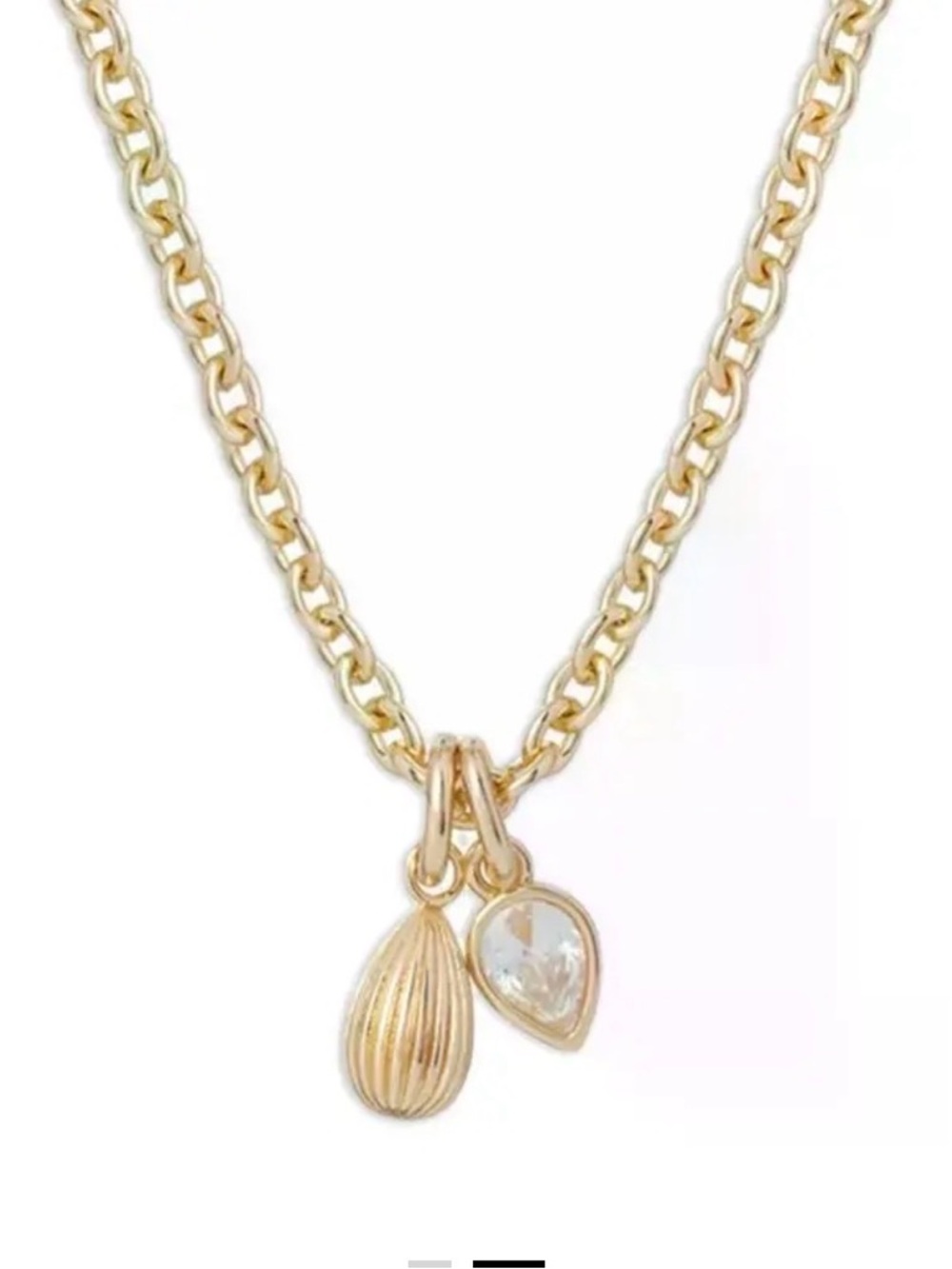 Roxanne Assoulin Shell and Teardrop Nexklace